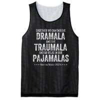 Vintage Dramala And The Traumala Harris Walz Mesh Reversible Basketball Jersey Tank