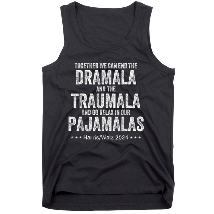 Vintage Dramala And The Traumala Harris Walz Tank Top