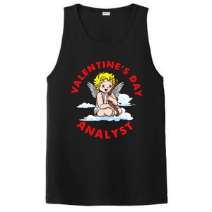 Valentine's Day Analyst Cool Gift Funny Hearts Love Valentine's Day Great Gift PosiCharge Competitor Tank