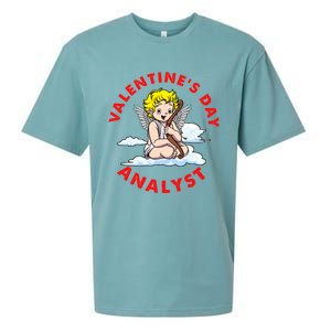 Valentine's Day Analyst Cool Gift Funny Hearts Love Valentine's Day Great Gift Sueded Cloud Jersey T-Shirt