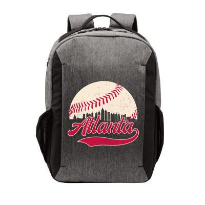 Vintage Distressed Atlanta Skyline Tee Baseball Vector Backpack