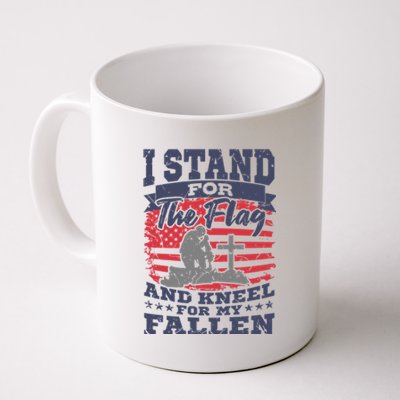 Veterans Day American Military Soldier I Stand For The Flag Gift Coffee Mug