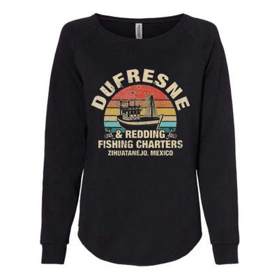 Vintage Dufresne And Redding Fishing Charters Womens California Wash Sweatshirt