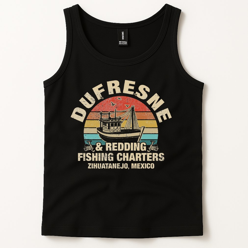 Vintage Dufresne And Redding Fishing Charters Tank Top