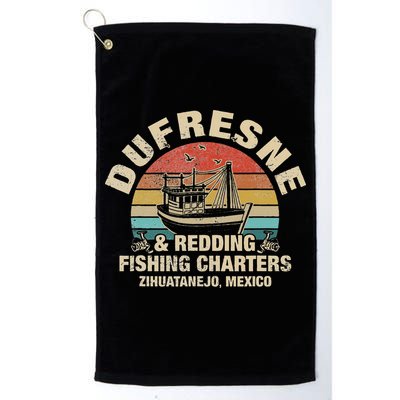 Vintage Dufresne And Redding Fishing Charters Golf Towel