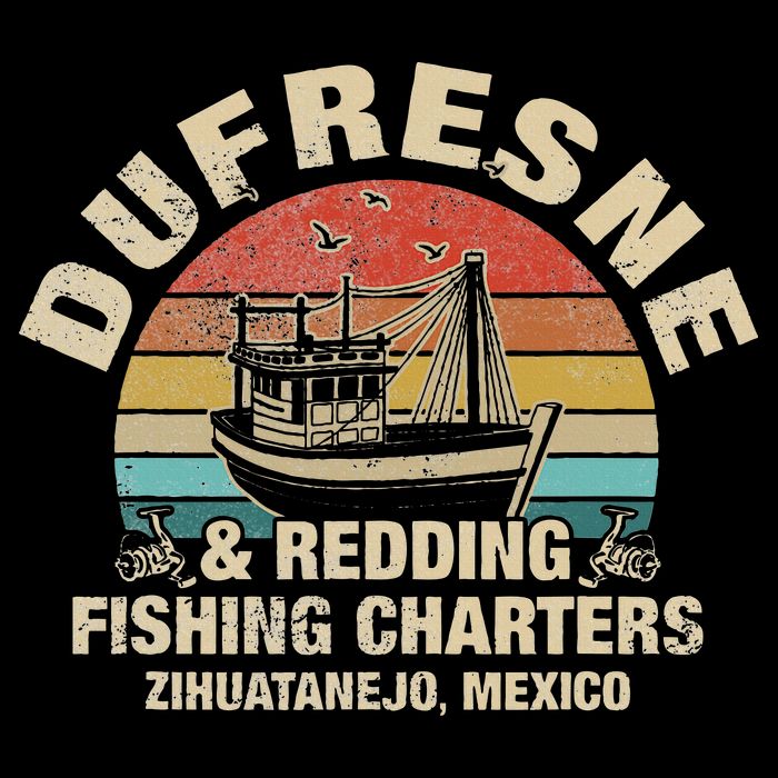 Vintage Dufresne And Redding Fishing Charters Womens T-Shirt