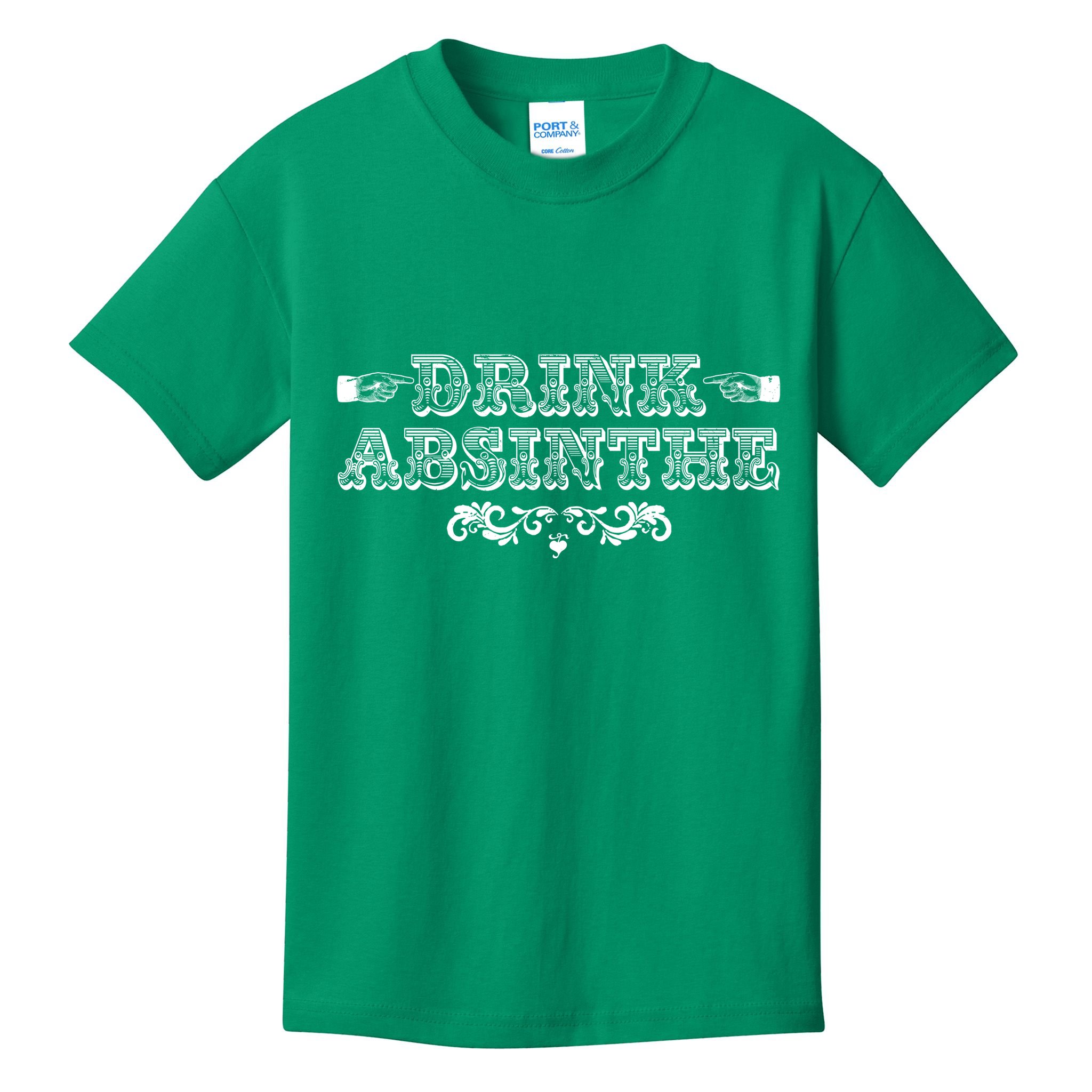 Vintage Drink Absinthe Kids T-Shirt