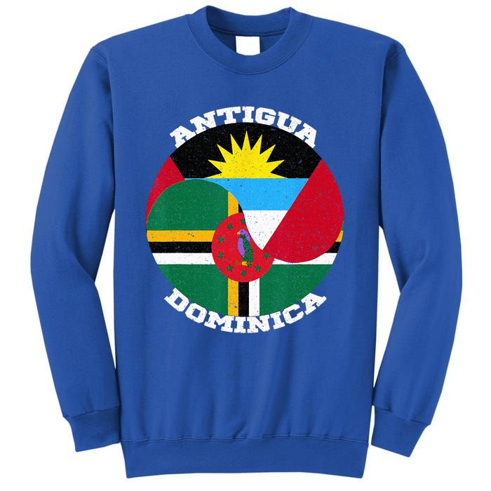 Vintage Dominica Antiguan Flag Antigua Dominica Flag Sweatshirt