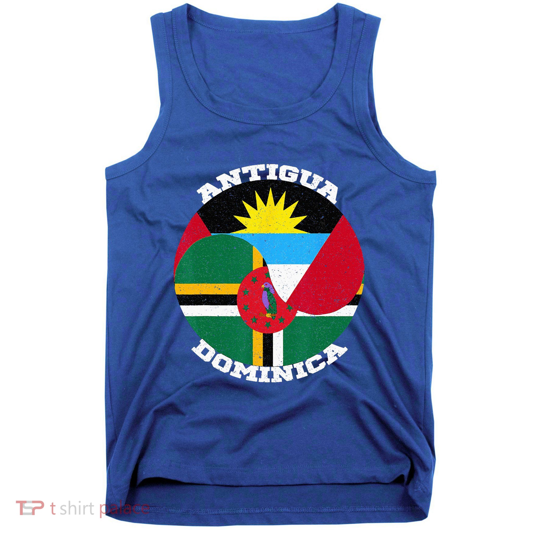 Vintage Dominica Antiguan Flag Antigua Dominica Flag Tank Top