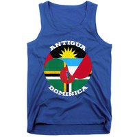 Vintage Dominica Antiguan Flag Antigua Dominica Flag Tank Top