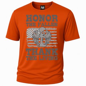 Veterans Day American Military Honor The Fallen Us Soldier Gift Cooling Performance Crew T-Shirt