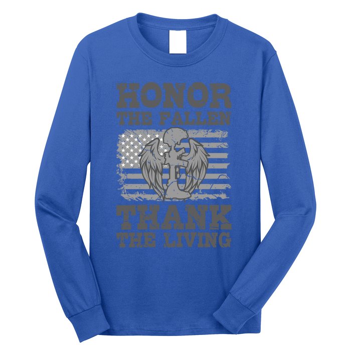 Veterans Day American Military Honor The Fallen Us Soldier Gift Long Sleeve Shirt