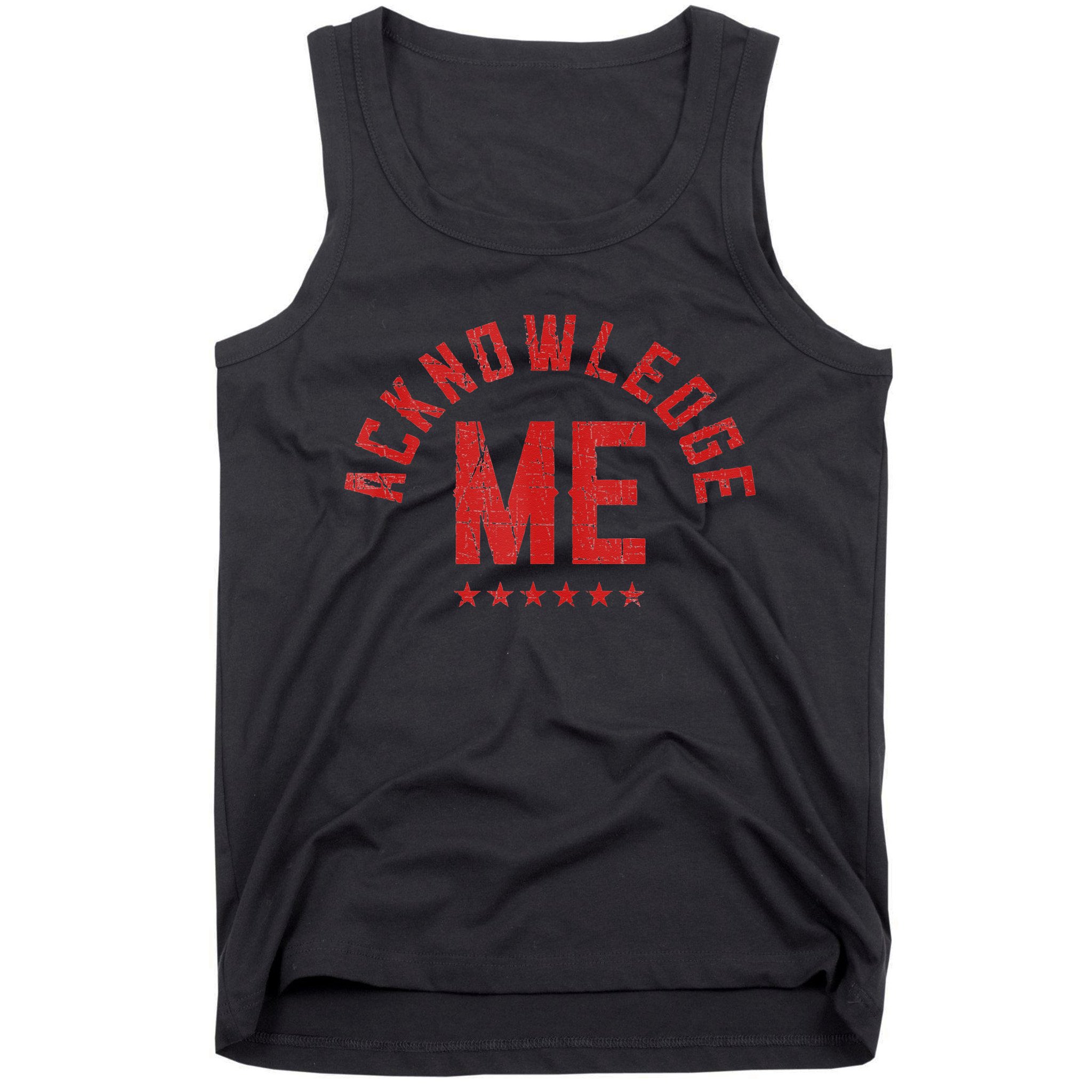 Vintage Design Acknowledge Me Sports Competition Tank Top