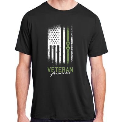 Veterans Day Awareness American Flag Military Army Soldier Gift Adult ChromaSoft Performance T-Shirt