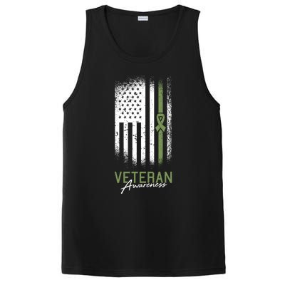 Veterans Day Awareness American Flag Military Army Soldier Gift PosiCharge Competitor Tank