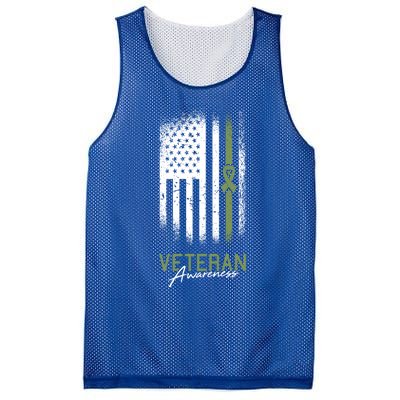 Veterans Day Awareness American Flag Military Army Soldier Gift Mesh Reversible Basketball Jersey Tank