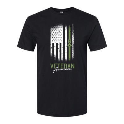 Veterans Day Awareness American Flag Military Army Soldier Gift Softstyle® CVC T-Shirt