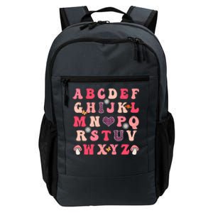 Valentines Day Abcd I Love You Alphabet Funny Valentine Gift Daily Commute Backpack