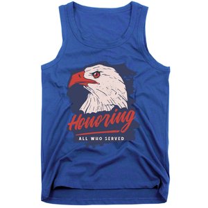 Veterans Day America Military Eagle Honor Soldier Gift Tank Top