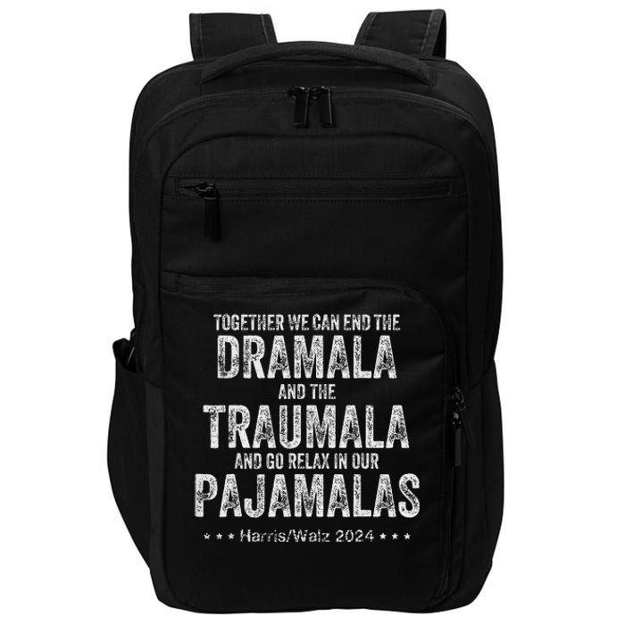 Vintage Dramala And The Traumala Harris Walz Impact Tech Backpack