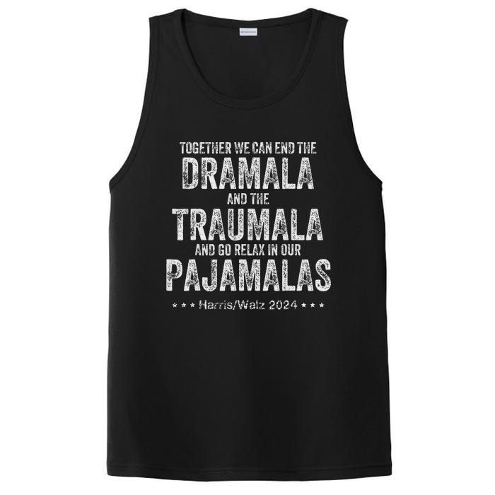 Vintage Dramala And The Traumala Harris Walz PosiCharge Competitor Tank