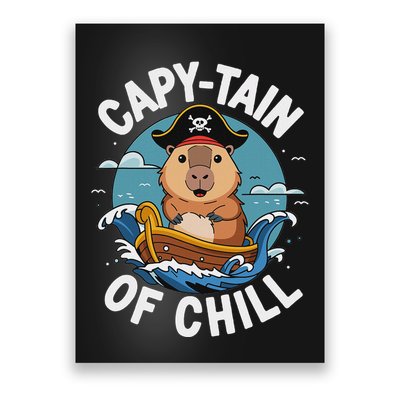 Vyloxa Designs Adult Capybara Cartoon Poster
