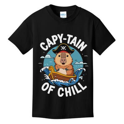 Vyloxa Designs Adult Capybara Cartoon Kids T-Shirt