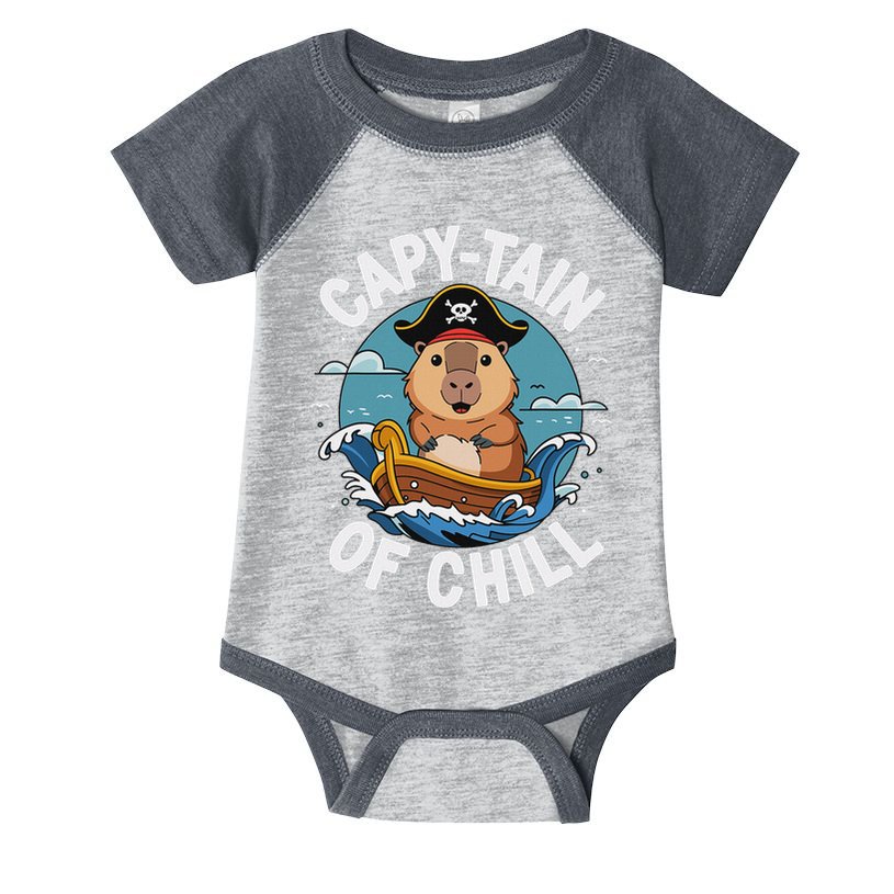 Vyloxa Designs Adult Capybara Cartoon Infant Baby Jersey Bodysuit