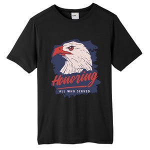 Veterans Day America Military Eagle Honor Soldier Cute Gift Tall Fusion ChromaSoft Performance T-Shirt