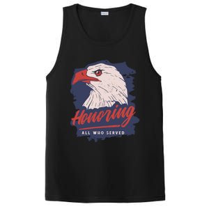 Veterans Day America Military Eagle Honor Soldier Cute Gift PosiCharge Competitor Tank