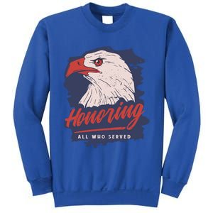 Veterans Day America Military Eagle Honor Soldier Cute Gift Sweatshirt