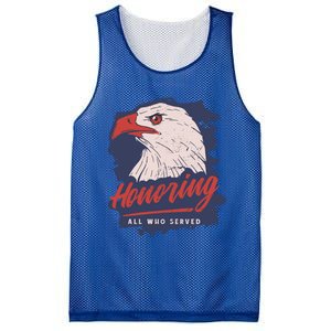 Veterans Day America Military Eagle Honor Soldier Cute Gift Mesh Reversible Basketball Jersey Tank