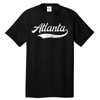 Vintage Distressed Atlanta Retro Tall T-Shirt