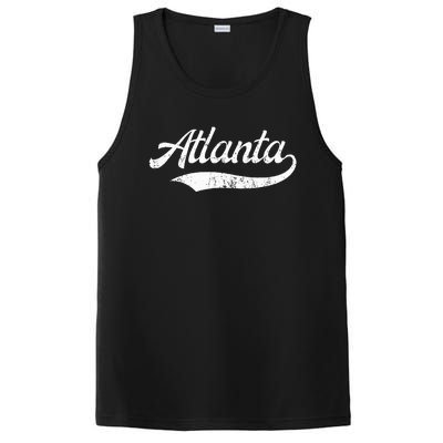 Vintage Distressed Atlanta Retro PosiCharge Competitor Tank