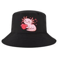 Valentines Day Axolotl Heart Cute  Cool Comfort Performance Bucket Hat