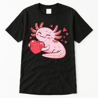 Valentines Day Axolotl Heart Cute  Tall T-Shirt
