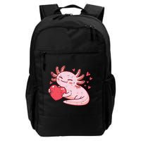 Valentines Day Axolotl Heart Cute  Backpack