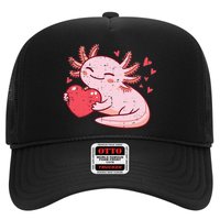 Valentines Day Axolotl Heart Cute  Hat