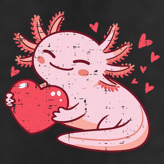 Valentines Day Axolotl Heart Cute  Hat
