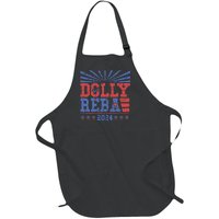 Vintage Dolly And Reba 2024 Make America Fancy Again Full-Length Apron With Pockets