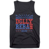 Vintage Dolly And Reba 2024 Make America Fancy Again Tank Top