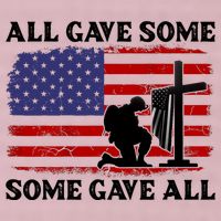 Veterans Day All Gave Some Some Gave All Memorial Day 25L Jumbo Tote