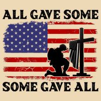 Veterans Day All Gave Some Some Gave All Memorial Day Drawstring Bag