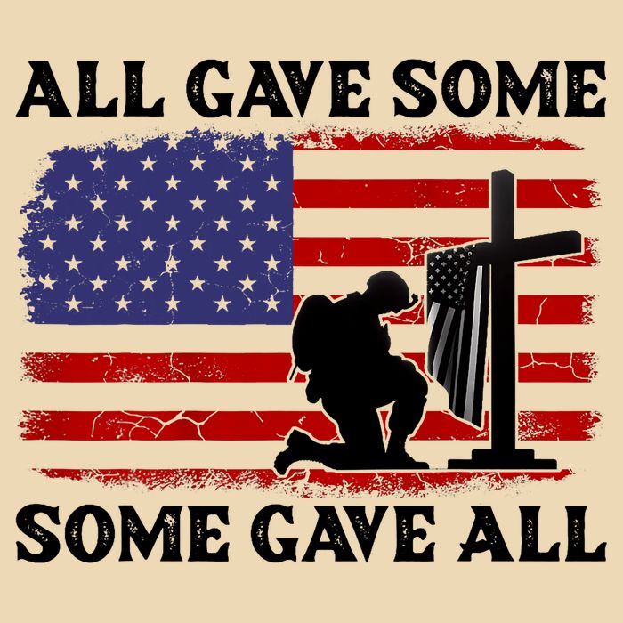 Veterans Day All Gave Some Some Gave All Memorial Day Drawstring Bag