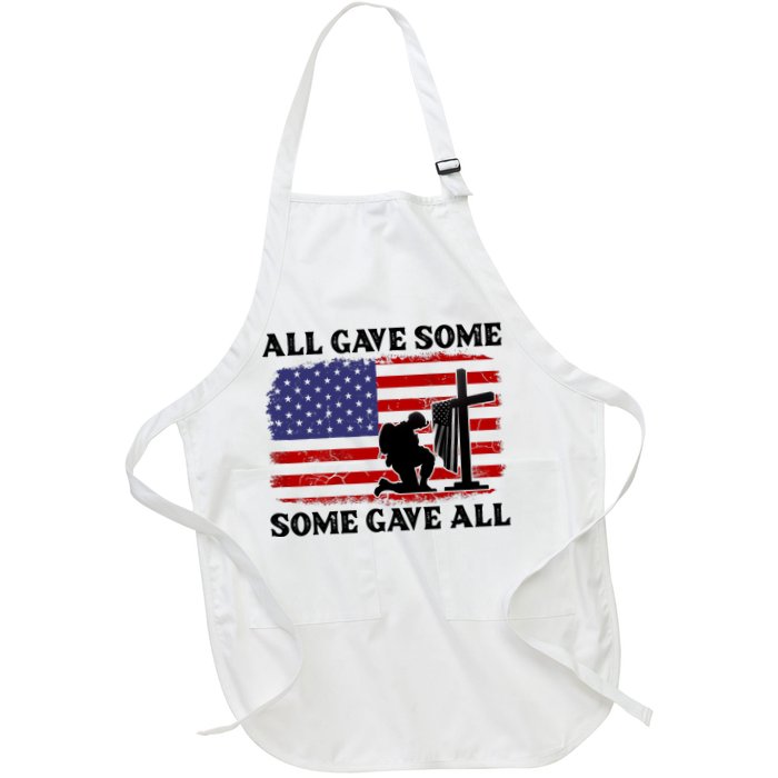 Veterans Day All Gave Some Some Gave All Memorial Day Apron