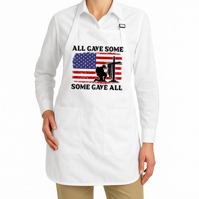 Veterans Day All Gave Some Some Gave All Memorial Day Apron