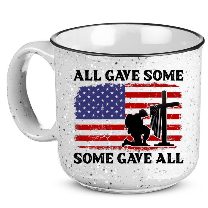 Veterans Day All Gave Some Some Gave All Memorial Day 15oz Campfire Ceramic Mug