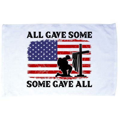 Veterans Day All Gave Some Some Gave All Memorial Day Microfiber Hand Towel