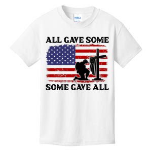 Veterans Day All Gave Some Some Gave All Memorial Day Kids T-Shirt