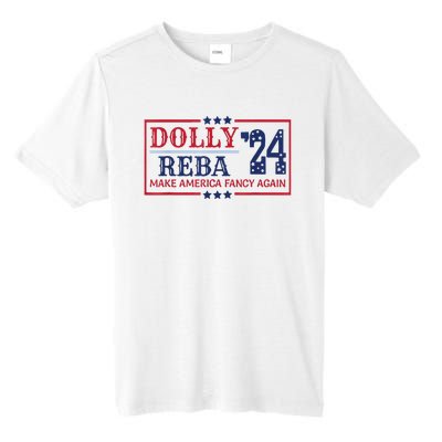 Vintage Dolly And Reba 2024 Make America Fancy Again America Style Tall Fusion ChromaSoft Performance T-Shirt